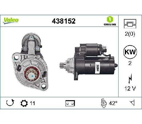 Startér VALEO 438152