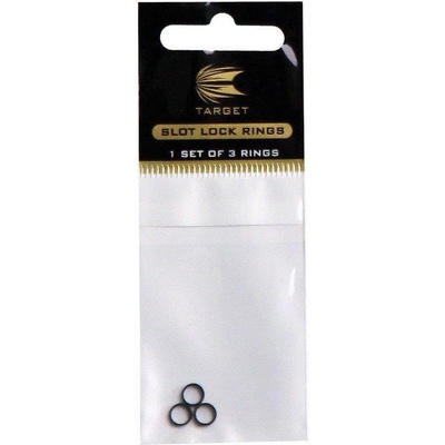 Target Kroužky Slot Lock Rings černé 3 ks