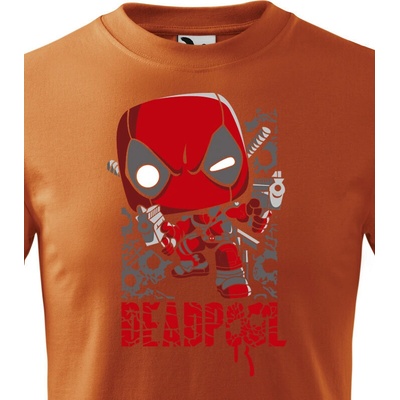 Dětské tričko Deadpool 3 OranžováCanvas Dětské tričko Bezvatriko.cz 1388
