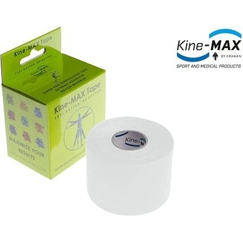 Kine-Max Super-Pro Rayon Kinesio tejp biela 5cm x 5m