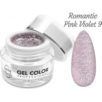 NANI UV/LED gel Glamour Twinkle Romantic Pink Violet 5 ml – Zbozi.Blesk.cz