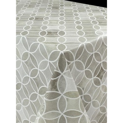 Ubrus PVC 7743420 kaleidoskop šedý metráž, 20 m x 140 cm, IMPOL TRADE