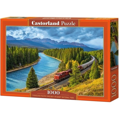 CASTORLAND Kanadská pacifická železnica v národnom parku Banff 1000 dielov