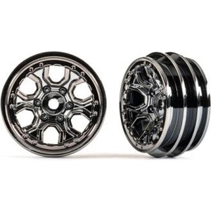 Traxxas диск 1.0" спица черен хром (2)