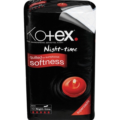 Kotex vložky na noc 10 ks