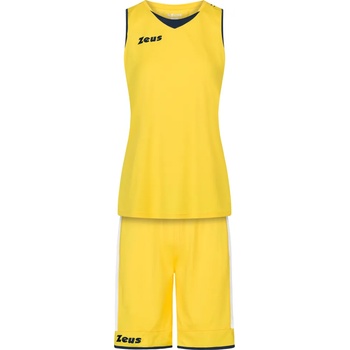 Image 1 of Zeus Дамски къси панталони Zeus Kit Flora Women Basketball Jersey with shorts yellow