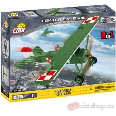 Cobi 2976 Great War Hornoplošný stíhací letoun FOKKER E.V (D.VIII)