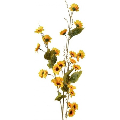 Dekorácia umelá kvetina so žltými kvetmi - 25*6*107 cm - Clayre & Eef