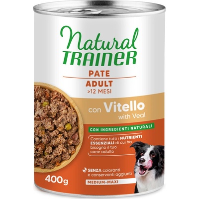 Natural Trainer Pate Medium & Maxi Adult telecí 6 x 400 g