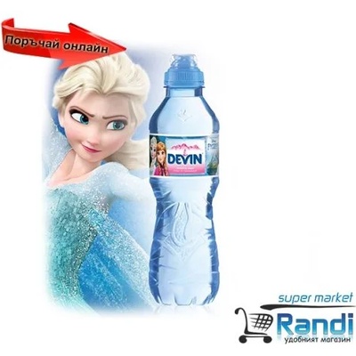 Девин изворна вода Disney с биберон 330 мл