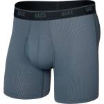 Saxx Мъжко синтетично термобельо Saxx Quest Quick-Dry Mesh Boxer Brief Fly 6'' Synthetic base layer - Turbulence - размер XL (014-2478-0813)