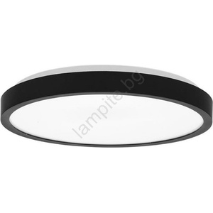 Ecolite W3090-12W/CR - LED Плафон за баня LED/12W/230V IP44 черен (EC0404)