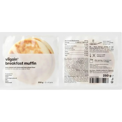 Vilgain Snídaňové Muffiny – 250 g (2 x 4 ks) – Hledejceny.cz