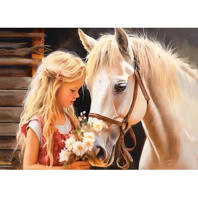 Castorland - Puzzle My Friend Horse - 200 piese