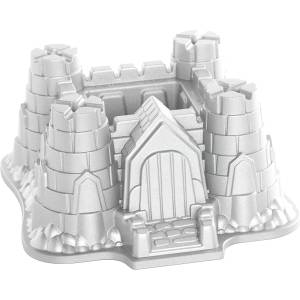 Nordic Ware Класическа форма за кекс замък Castle Bundt® сребърен Nordic Ware (NW57724)