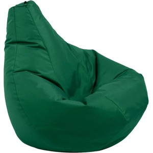 Pufrelax Пуф круша за деца 4-14 г. , 160л. Nirvana Light, Panama Green, Водоустойчив, Перящ се калъф, Пълнеж от Полистиролни перли (PUF-G-NL-PEX-GR)