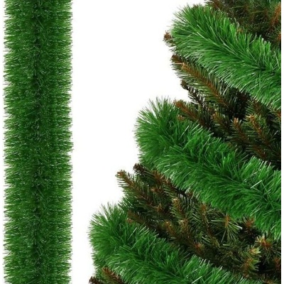 SPRINGOS Vianočná reťaz Girlanda 6m zelená