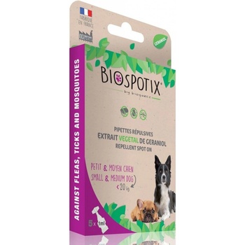 Biogance Biospotix Dog Spot-on pipety S-M 5 x 1 ml