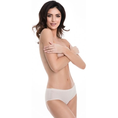 Julimex Класически бикини в бежов цвят AirEH-50040-NATURALNY - Бежов, размер XL