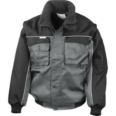 Result WorkGuard R071X pracovná bunda s odnímateľnými rukávmi 30.071X rednavy