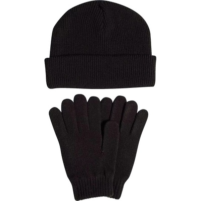 adidas dámský set čepice a rukavice Glove + beanie 2 Pcs. Set black/white Černá