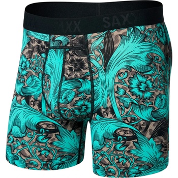 Saxx Мъжко синтетично термобельо Saxx Smooth Flex Light Compression Boxer Brief Synthetic base layer - Fleur De League / Multi - размер XXL (014-2578-0215)