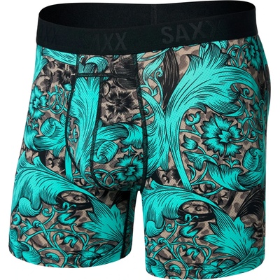 Saxx Мъжко синтетично термобельо Saxx Smooth Flex Light Compression Boxer Brief Synthetic base layer - Fleur De League / Multi - размер XXL (014-2578-0215)