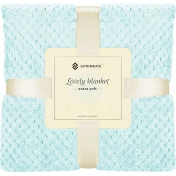 Springos Deka polyester zelená 200x220