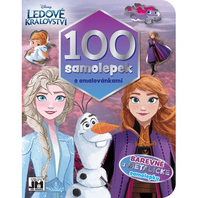 Ledové království 100 samolepek s omalovánkami