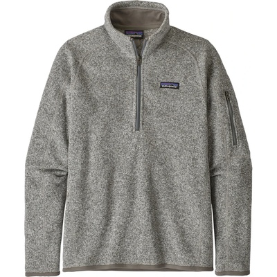 Patagonia Дамски поларен пуловер Patagonia Women's Better Sweater 1/4 Zip Fleece jumper - Birch White - размер XL (105-5077-0115)