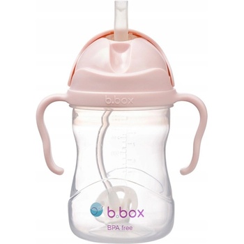 b.box hrneček s brčkem Gelato růžový 240 ml