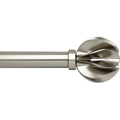 Umbra hk ltd (Канада) Телескопичен корниз за пердета и завеси umbra blossom в цвят никел - размер 107-305 см (umbra 1018625-1001)