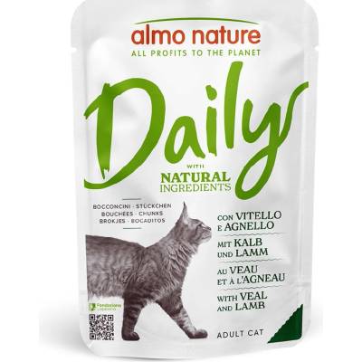 Almo Nature Daily Menu 6 x Teľacie a jahňacie 70 g