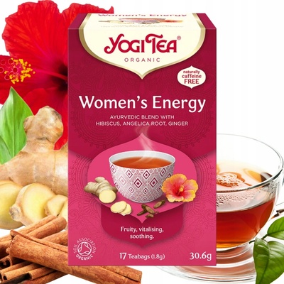 Yogi Tea Bio Energie ženy 17 x 1,8 g
