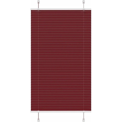 VidaXL Roleta plisé Bordová Červená 70x150 cm