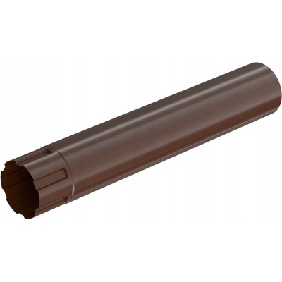 Bryza Pozinkovaná trubka Ø 100 mm 4 m RAL 8017 hnědá