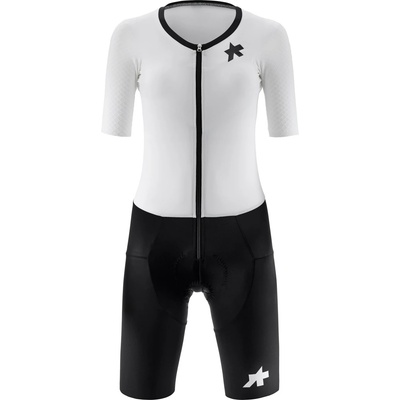 ASSOS Дамски скин за колоездене ASSOS Women's Dyora RSV Triator Speedsuit S11 Cycling skinsuit - White Series - размер XS (102-5270-0111)