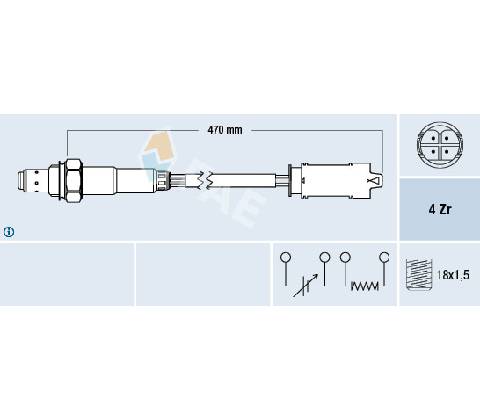FAE Lambda sonda 77326