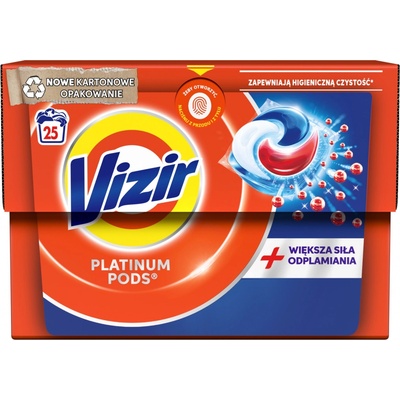 Vizir Platinum PODS Kapsule na pranie sila odstraňovania škvŕn 25 PD