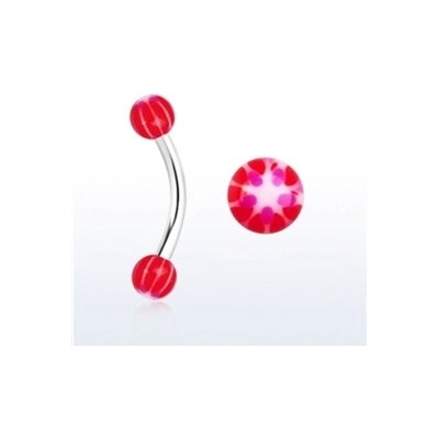 Piercingate piercing do obočí kytička POB00204