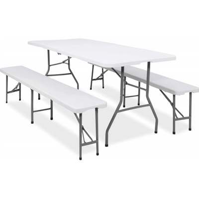Springos Kempingový stôl 180 x 74 x 74 cm GF0099