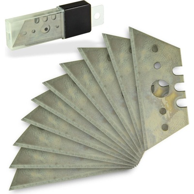 DEMA Trapézová čepeľ do bezpečnostných nožov 53x19 mm, 10 ks