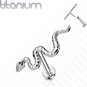 Šperky4U Push In piercing do brady ucha titan TIT1159-1208
