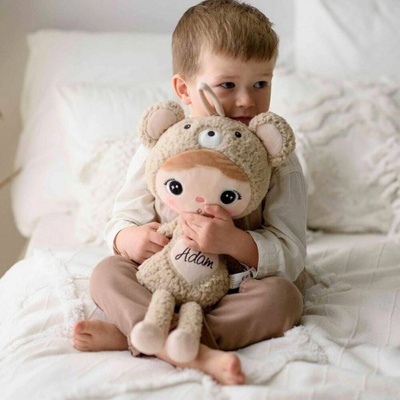 Metoo mojkáčik medvedík béžový 48 cm