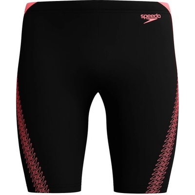 Speedo hyperboom splice jammer black/coral sands xxs - uk28