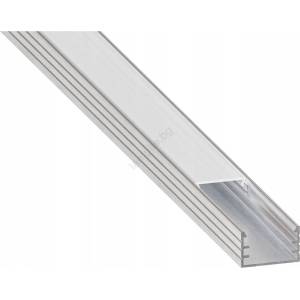 SmartLED Вграден профил за led ленти, 1 м, сребрист/бял (sd0097)