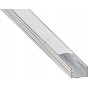 SmartLED Вграден профил за led ленти, 1 м, сребрист/бял (sd0097)