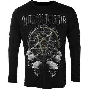 Plastic head мъжка тениска с дълъг ръкав dimmu borgir - puritanical euphoric misanthropia (skuls) - plastic head - ph13491ls