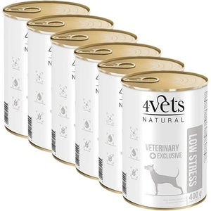 4Vets NATURAL Veterinary Exclusive LOW STRESS 6 x 400 г