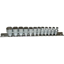 Nástrčné hlavice 12-hranné palcové 3/8", 5/32" - 9/16", sada 12 ks na lište - ASTA A-IN222